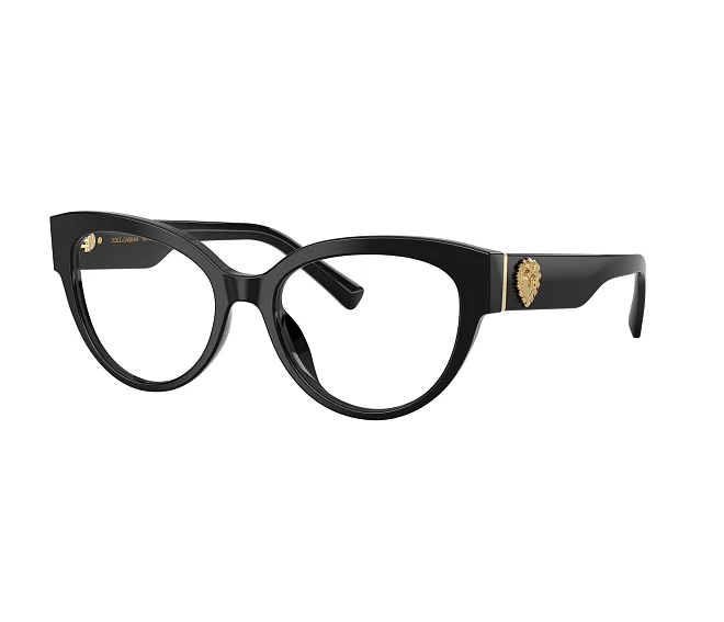 Lunettes de vue Dolce & Gabbana DG3440 501 52 18 Noir