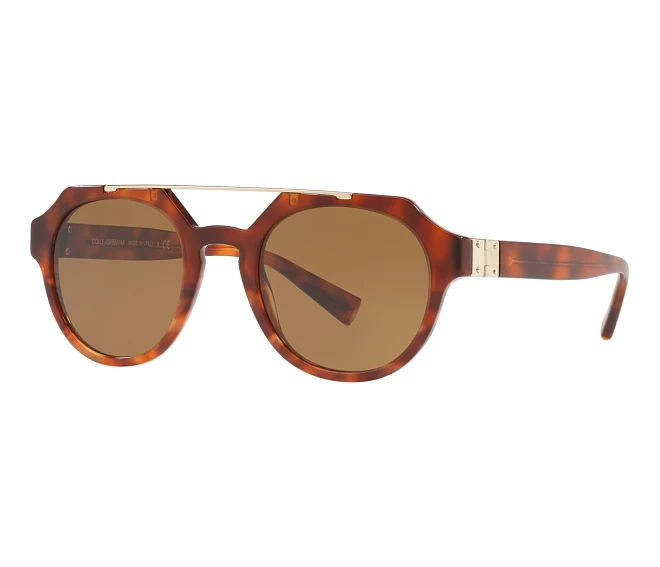 Lunettes de soleil Dolce & Gabbana DG-4313 314453 50 22 Havane