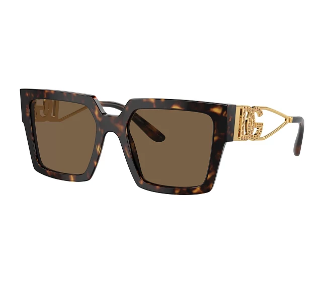 Lunettes de soleil Dolce & Gabbana DG4446B 502/73 53 19 Havane