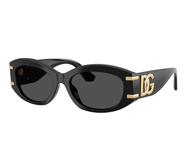 Lunettes de soleil Dolce & Gabbana DG4502 501/87 55 18 Noir