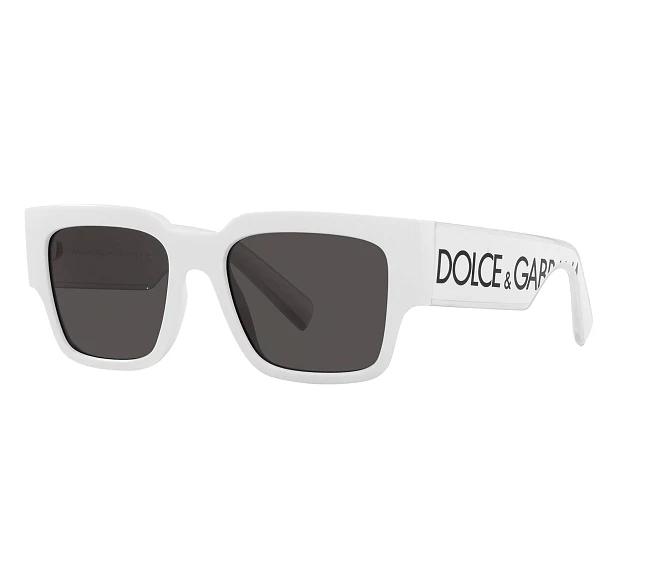Lunettes de soleil Dolce & Gabbana DG6184 331287 52 18 Blanc
