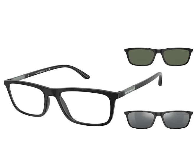 Lunettes de vue Emporio Armani EA-4160 50421W 55 18 Noir