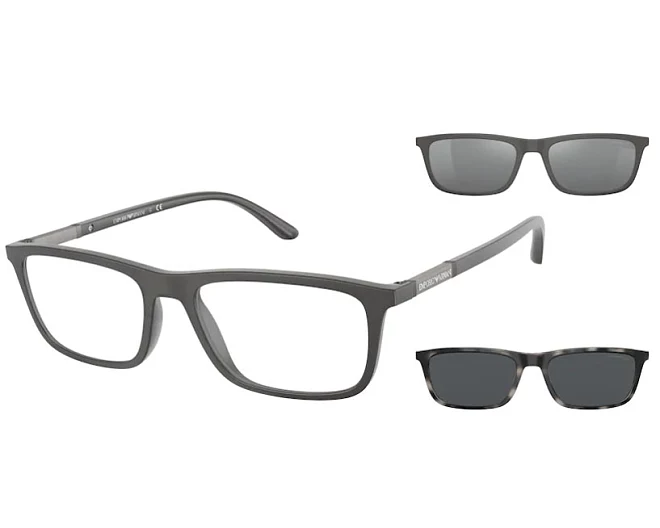 Lunettes de vue Emporio Armani EA-4160 54371W 55 18 Gris