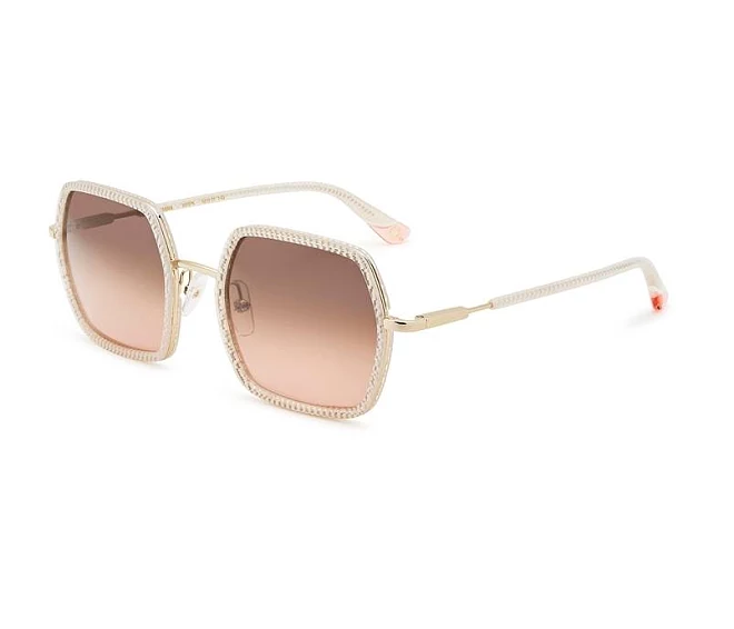 Lunettes de soleil Etnia Barcelona AZAHARA WHPK 53 21 BlancCuivre doré
