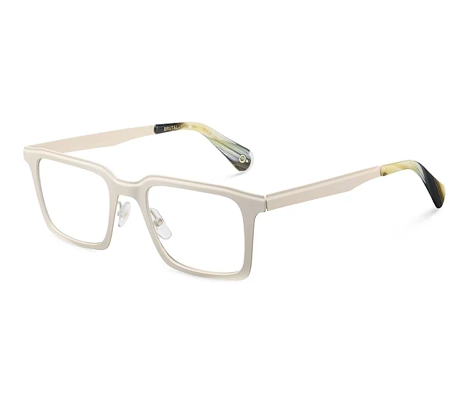 Lunettes de vue Etnia Barcelona BRUTAL No39 WH 52 21 Blanc cassé