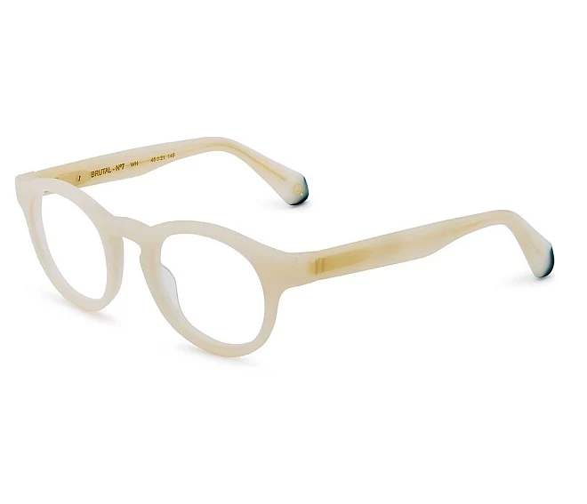 Lunettes de vue Etnia Barcelona BRUTAL No7 WH 45 21 Blanc cassé