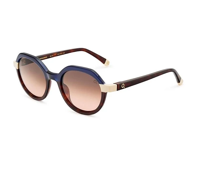 Lunettes de soleil Etnia Barcelona POBLENOU BLHV 50 20 BleuMarron