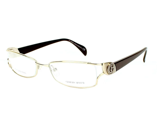 Lunettes de vue Giorgio Armani GA-741 SAP 50 17 OrMarron
