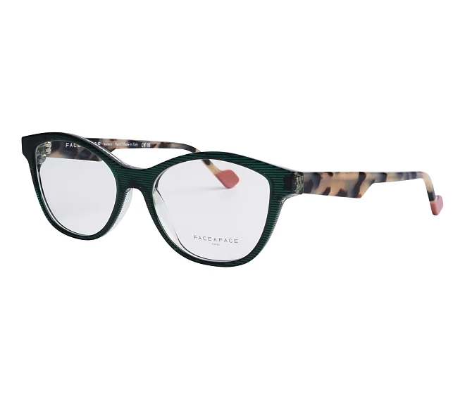 Lunettes de vue Face a Face MICAH-1 1107 53 16 Vert cactusHavane corne