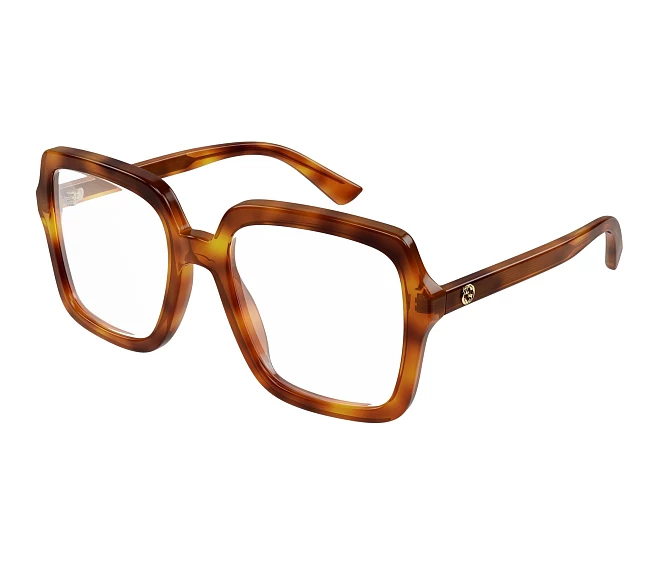 Lunettes de vue Gucci GG1318O 002 55 21 Havane