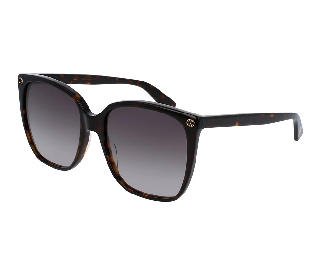 Lunettes de soleil Gucci GG0022S 003 57 18 Havane