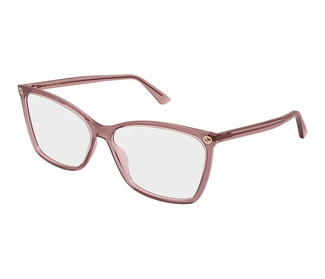 Lunettes de vue Gucci GG0025O 018 56 14 Rose