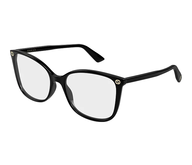Lunettes de vue Gucci GG0026O 008 55 17 Noir