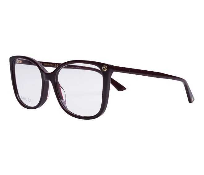 Lunettes de vue Gucci GG0026O 012 53 17 Bordeaux