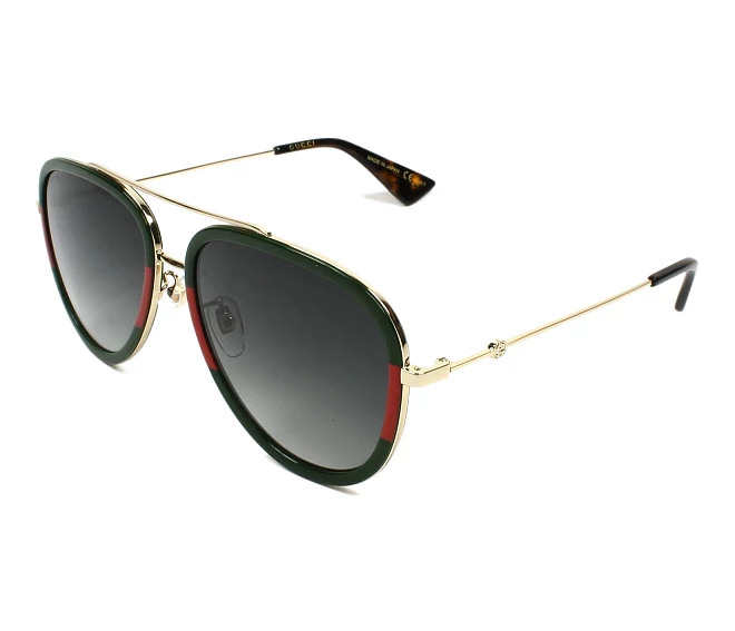 Lunettes de soleil Gucci GG-0062-S 003 57 17 OrVert