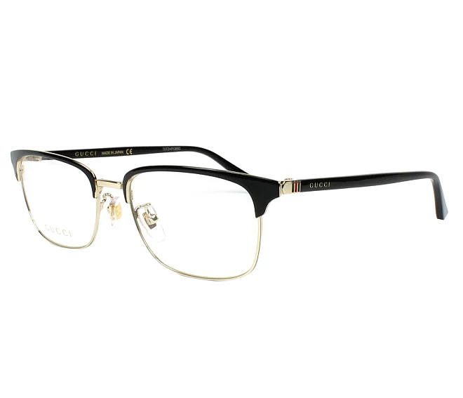 Lunettes de vue Gucci GG-01310 001 53 18 NoirOr