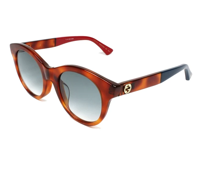 Lunettes de soleil Gucci GG-0169-SA 004 49 21 HavaneRouge