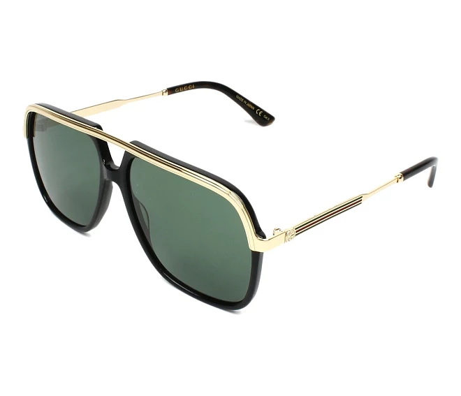 Lunettes de soleil Gucci GG-0200-S 001 57 14 NoirOr
