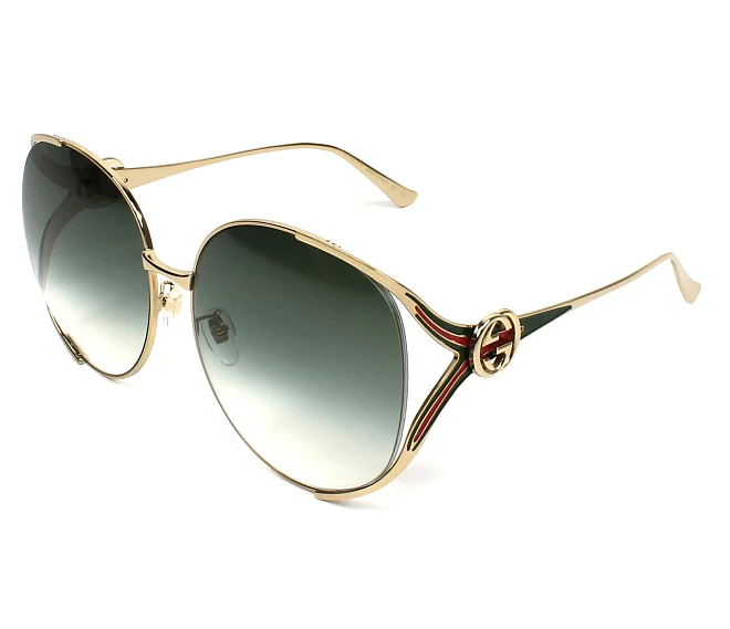 Lunettes de soleil Gucci GG-0225-S 003 63 17 OrVert