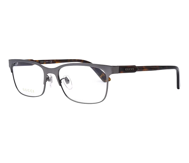 Lunettes de vue Gucci GG-0494OJ 002 56 18 RuthéniumHavane