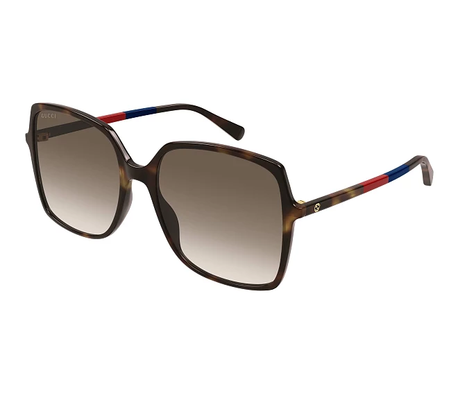 Lunettes de soleil Gucci GG0544S 008 57 18 Havane