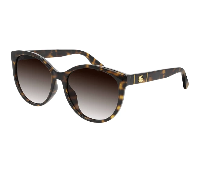 Lunettes de soleil Gucci GG0636SK 002 56 17 Havane