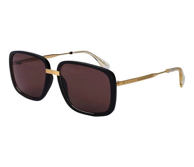 Lunettes de soleil Gucci GG-0787-S 002 61 18 NoirOr
