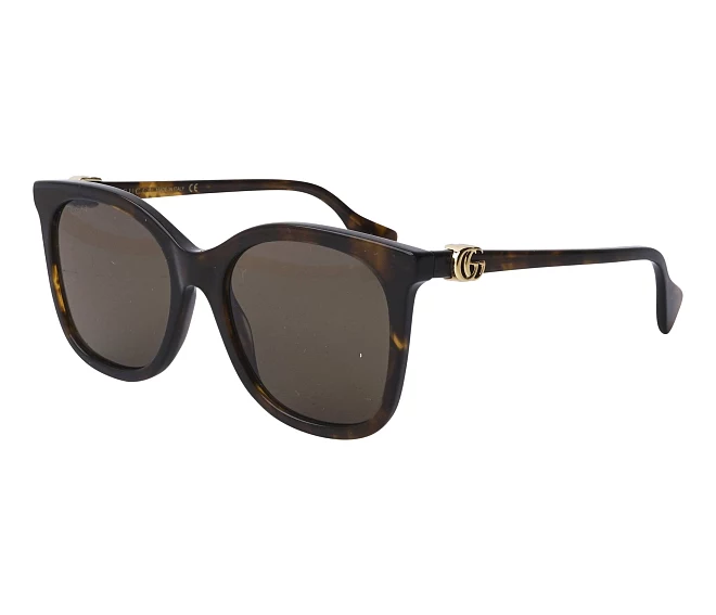 Lunettes de soleil Gucci GG1071S 002 55 19 Havane