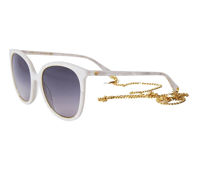 Lunettes de soleil Gucci GG1076S 003 56 21 Blanc