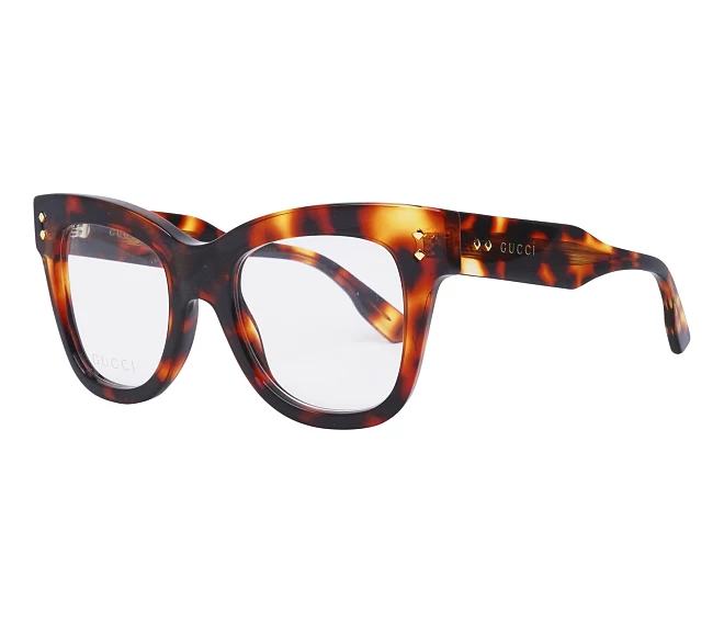 Lunettes de vue Gucci GG1082O 002 50 21 Havane