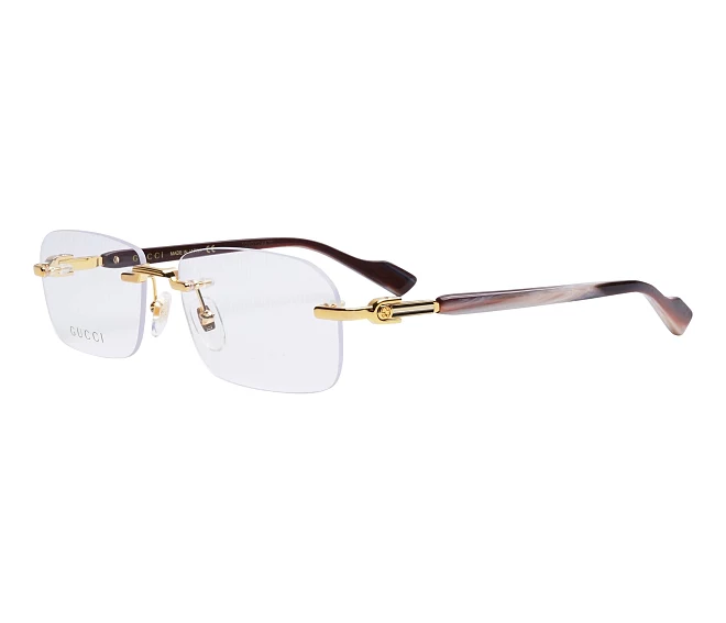 Lunettes de vue Gucci GG1221O 002 56 16 Or