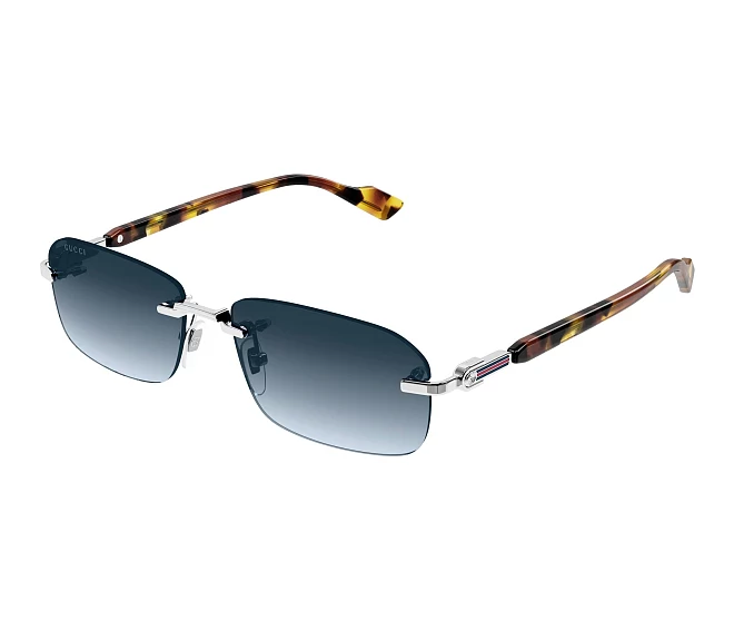 Lunettes de soleil Gucci GG1221S 007 56 16 Argent