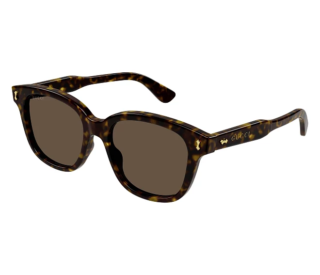 Lunettes de soleil Gucci GG1264S 005 52 18 Havane
