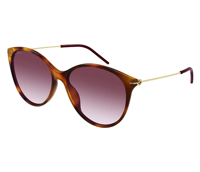 Lunettes de soleil Gucci GG1268S 002 58 16 Havane