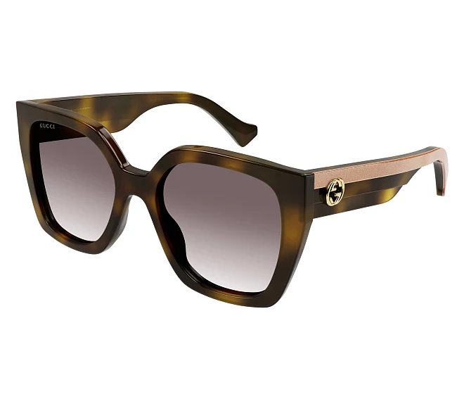 Lunettes de soleil Gucci GG1300S 003 55 19 Havane