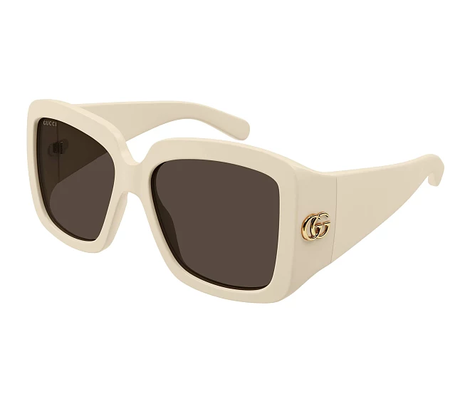 Lunettes de soleil Gucci GG1402S 004 55 16 Ivoire