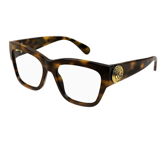 Lunettes de vue Gucci GG1410O 003 53 18 Havane