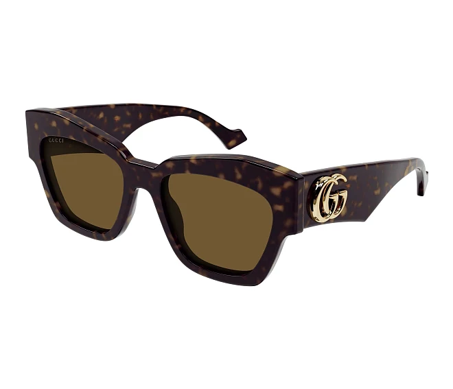 Lunettes de soleil Gucci GG1422S 003 55 19 Havane