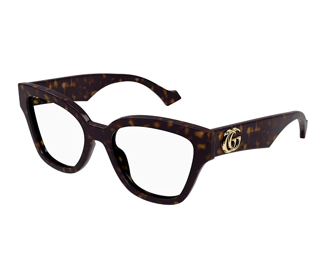 Lunettes de vue Gucci GG1424O 006 54 18 Havane