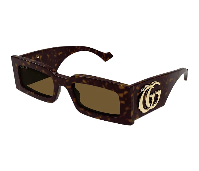 Lunettes de soleil Gucci GG1425S 002 53 21 Havane