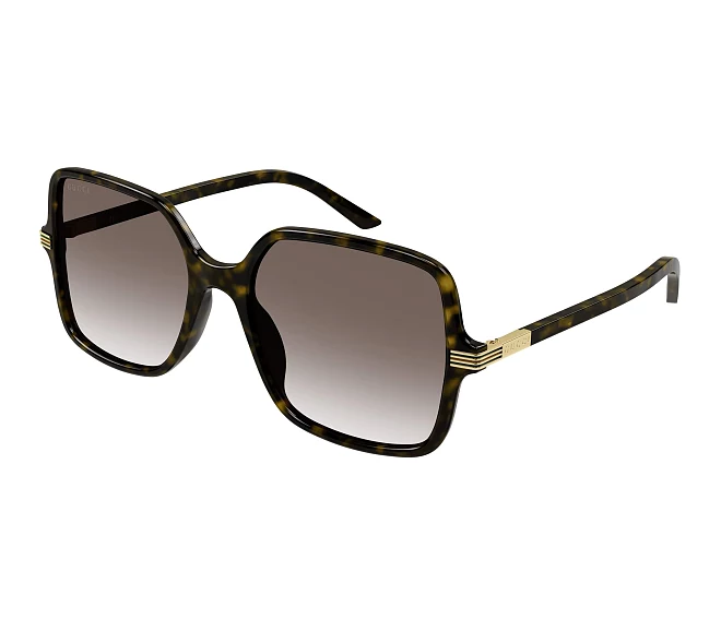 Lunettes de soleil Gucci GG1449S 002 55 19 Havane
