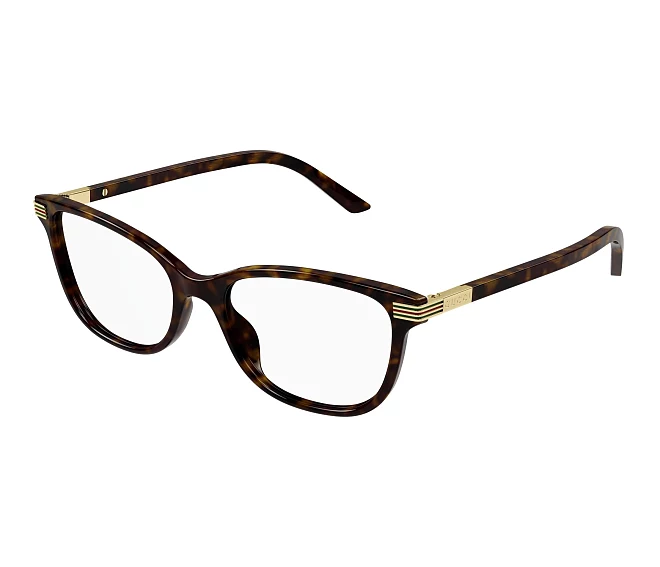 Lunettes de vue Gucci GG1451O 005 54 17 Havane