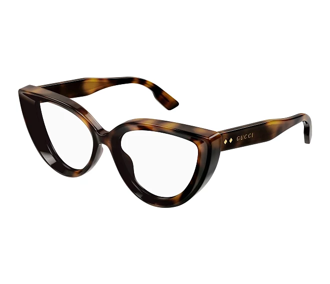 Lunettes de vue Gucci GG1530O 002 52 17 Havane