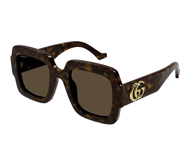 Lunettes de soleil Gucci GG1547S 002 50 24 Havane