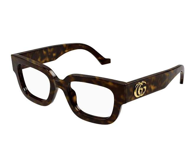 Lunettes de vue Gucci GG1548O 005 52 21 Havane