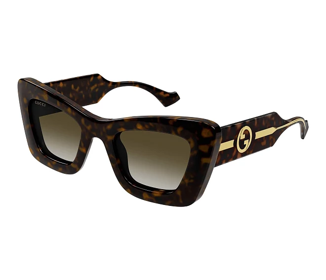 Lunettes de soleil Gucci GG1552S 002 49 23 Havane