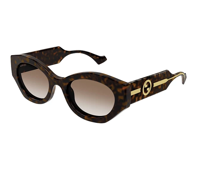 Lunettes de soleil Gucci GG1553S 002 52 21 Havane