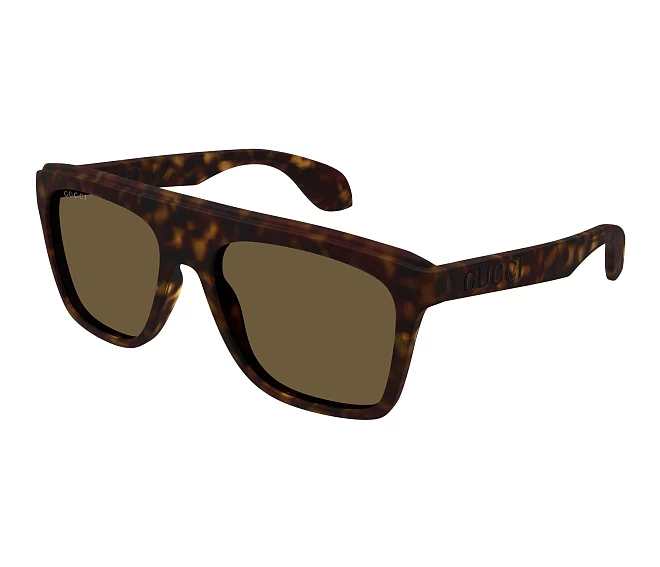 Lunettes de soleil Gucci GG1570S 002 57 18 Havane