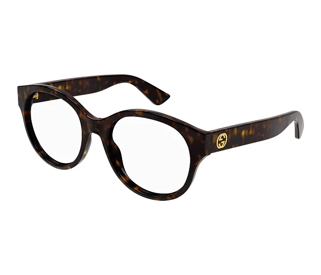 Lunettes de vue Gucci GG1580O 002 53 18 Havane