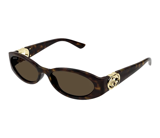 Lunettes de soleil Gucci GG1660S 002 54 16 Havane